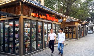 Phố sách Hà Nội trước ngày khai trương