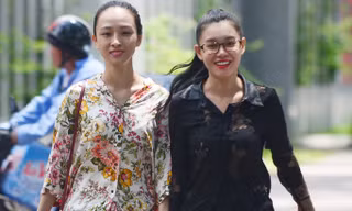 Hoa hậu Phương Nga xuất hiện sau 45 ngày tại ngoại