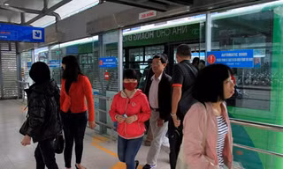 Lượng người dân Hà Nội đi buýt nhanh tăng đột biến