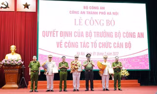 Bộ Công an bổ nhiệm 3 Phó Giám đốc Công an TP Hà Nội