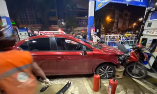 Khởi tố vụ án 'xe điên' lao vào cây xăng khiến 8 người bị thương