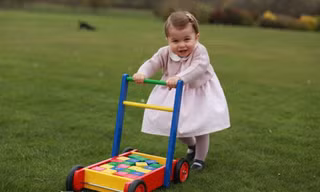 Công chúa Charlotte sẽ sinh nhật một tuổi vào ngày mai. Ảnh: BBC
