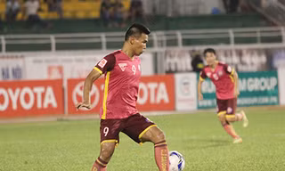 Duy Long đang là chân sút chủ lực của Sài Gòn FC, thi đấu tốt trong thời gian qua (ảnh: Trọng Vũ)