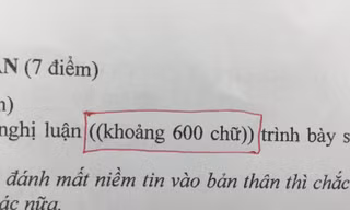 Khảo sát chất lượng THPT Hà Nội: Đề Văn sai 4 lỗi chính tả