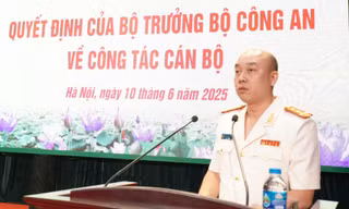 Trưởng Phòng CSHS được bổ nhiệm giữ chức vụ Phó giám đốc Công an TP Hà Nội