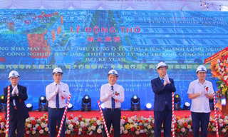 Động thổ nhà máy công nghệ cao gần 1.400 tỷ tại Ninh Bình