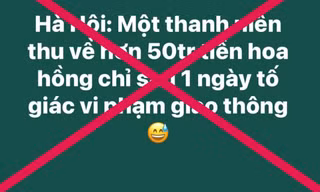 Cục CSGT phản hồi về thông tin 'người cung cấp tin vi phạm giao thông được nhận tiền thưởng'