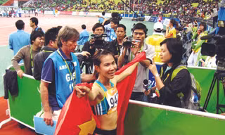 Thanh Hằng sau thời khắc cán đích