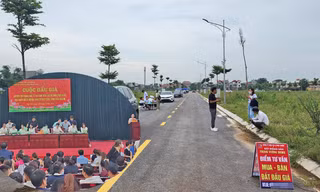 Điều tra phiên đấu giá 43 lô đất ở Bắc Giang