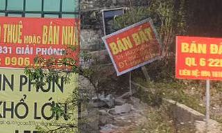 Nhà đất rao bán khắp nơi, vợ chồng lục đục vì 'ôm đất'