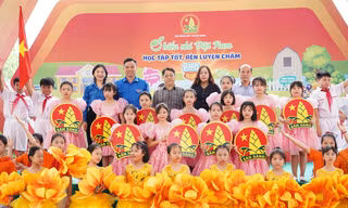 Sôi nổi ngày hội thiếu nhi học tập tốt, rèn luyện chăm