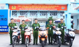 Đội hình 'phản ứng nhanh' của tuổi trẻ Công an tiếp sức sĩ tử 