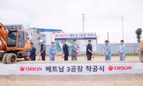 Orion khởi công nhà máy Yên Phong 2C - Bước tiến mới trong chiến lược phát triển bền vững tại Việt Nam