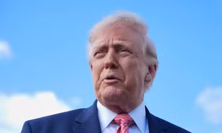 Tổng thống Mỹ Donald Trump. Ảnh: AP.