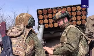 Binh sĩ Nga trên tiền tuyến chiến đấu với lực lượng Ukraine. Video: Bộ Quốc phòng Nga/TASS.