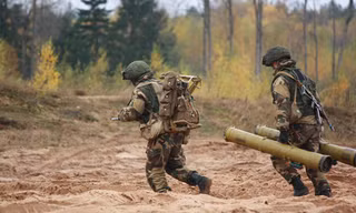 Binh sĩ Nga và Belarus trong một cuộc tập trận chung. Ảnh: Mil.ru.