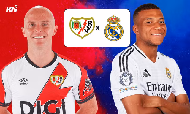 Rayo Vallecano vs Real Madrid. 