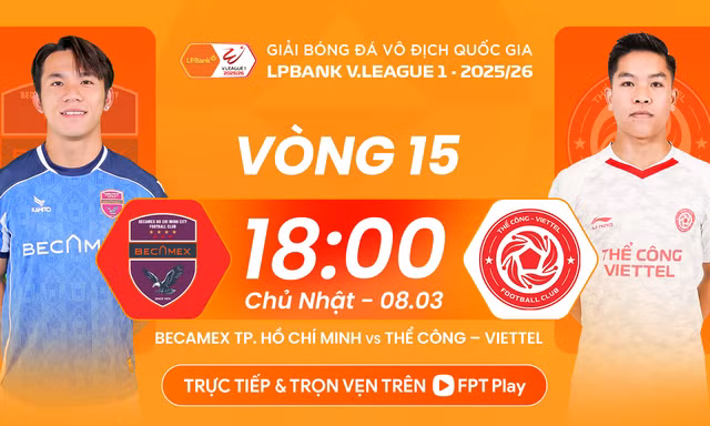 Becamex TPHCM vs Thể Công Viettel.