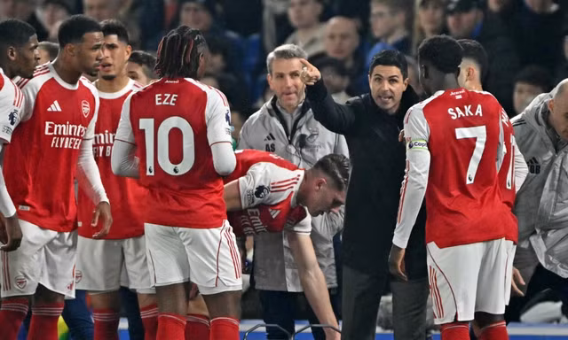 Arteta và các học trò.