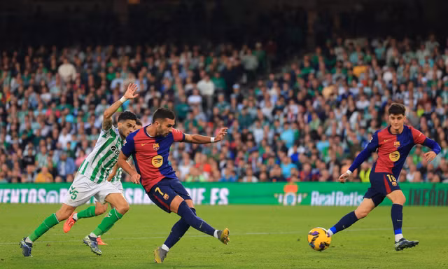 Real Betis vs Barcelona.