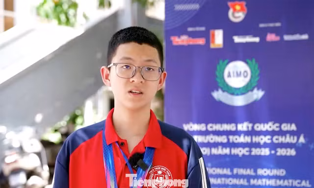 Từ khả năng tự học, quyết tâm ‘đổi màu huy chương’ đến nhà vô địch AIMO