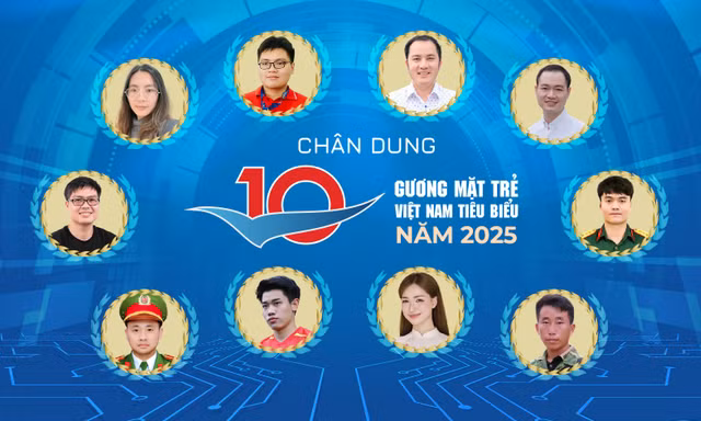 [Infographic] 10 Gương mặt trẻ Việt Nam tiêu biểu năm 2025