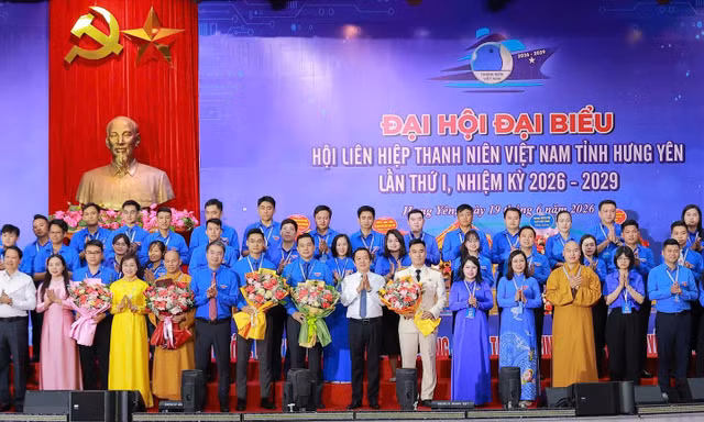 Anh Vương Như Hoan làm Chủ tịch Hội LHTN Việt Nam tỉnh Hưng Yên nhiệm kỳ 2026 – 2029