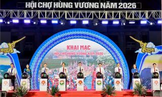 Hội chợ Hùng Vương - điểm hẹn xúc tiến thương mại quy mô lớn trên đất Tổ