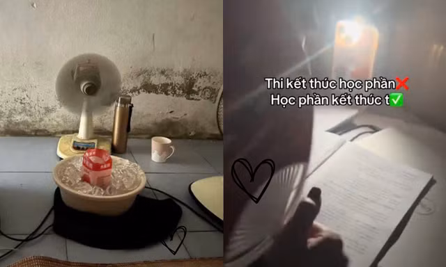 Nhật ký sinh viên ở trọ ngày Hè: Muôn kiểu làm mát "thủ công" mùa cúp điện