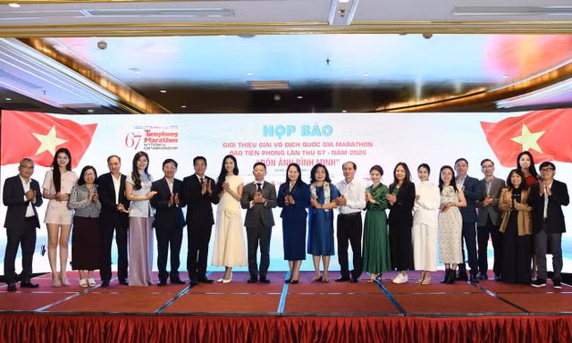 Hơn 12.000 vận động viên đăng ký tham dự Tiền Phong Marathon 2026