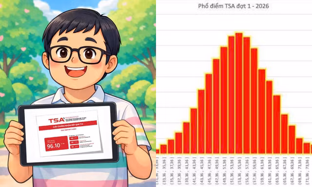 Thủ khoa kỳ thi TSA đợt 1 của ĐH Bách khoa là học sinh Hưng Yên, đạt 96,1 điểm