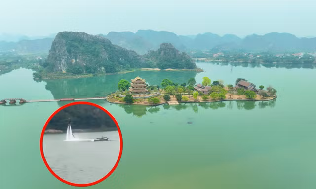 Ninh Bình: Sự tích mang tính tâm linh của hồ Núi Lớ, nơi xảy ra sự cố flyboard