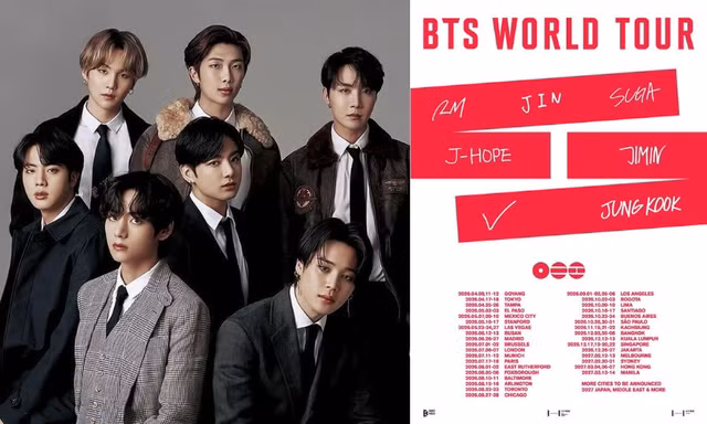 World tour của BTS công bố các điểm đến đầu tiên, vẫn còn cơ hội cho fan Việt
