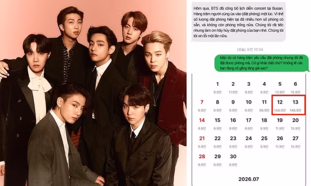 Knet nghi vấn khách sạn cố ý hủy phòng để đôn giá "ăn theo" lịch concert BTS