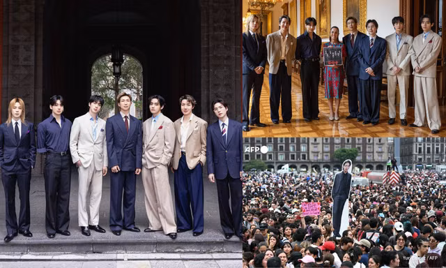 BTS quá đỉnh, "gọi trước" 5 tiếng có liền 50.000 fan đến Cung điện Quốc gia Mexico