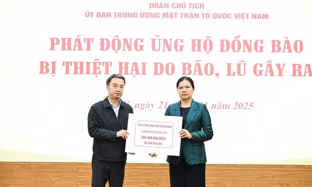 Kêu gọi toàn dân ủng hộ đồng bào miền Trung, Tây Nguyên khắc phục hậu quả mưa lũ