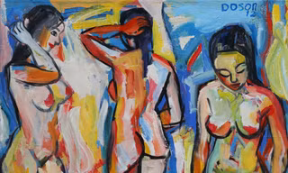 Họa sĩ Đỗ Sơn - tuổi 80 vẫn mê tranh nude, thuê người mẫu về nhà vẽ