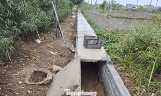 Dân góp tiền làm mương tiêu bị yêu cầu xử lý: Sở NN&MT Hà Nội sẽ làm việc với chính quyền địa phương 
