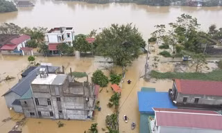 Hà Nội phát lệnh báo động lũ trên sông Tích