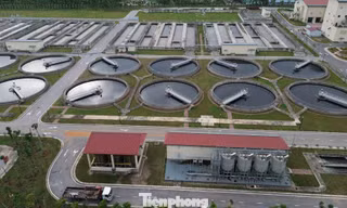  Sắp khánh thành nhà máy xử lý nước thải lớn nhất Hà Nội 