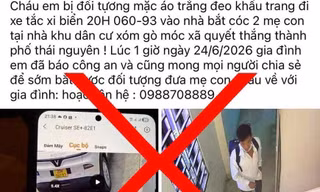 Công an Thái Nguyên bác thông tin 2 mẹ con bị bắt cóc
