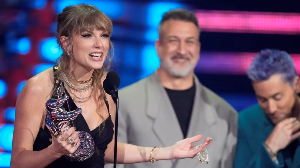 Taylor Swift đã khẳng định vị thế của mình tại VMAs 2023.