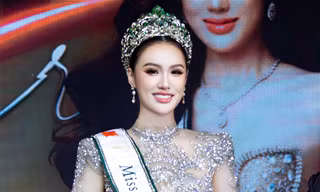 Á hậu Trịnh Mỹ Anh tự xin đi thi Hoa hậu Trái Đất