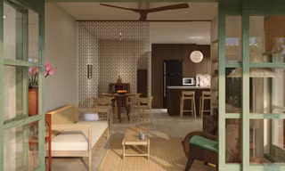 Thiết kế nhà đậm chất chất truyền thống cho diện tích đất 100m2