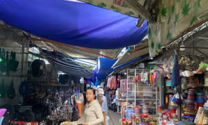 Khu vực chợ Phước Thái hiện nay.