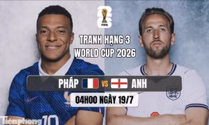 Nhận định Pháp vs Anh, 04h00 ngày 19/7: Cái dớp của Tam sư