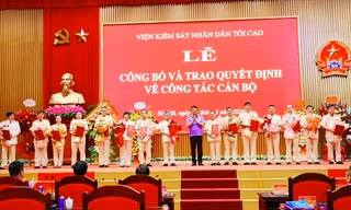 Viện KSND Tối cao điều động, bổ nhiệm 15 lãnh đạo cấp Vụ