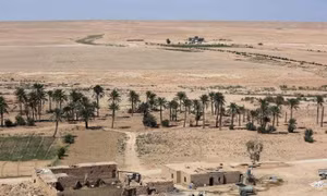 Vùng sa mạc phía Tây Iraq rộng lớn và dân cư thưa thớt. Ảnh: Getty Images.