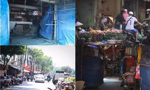 Chợ tiền tỷ phủ bụi, tiểu thương tràn ra đường buôn bán