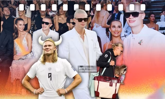 Hậu World Cup, Erling Haaland và bạn gái "chiếm sóng" show Dolce & Gabbana